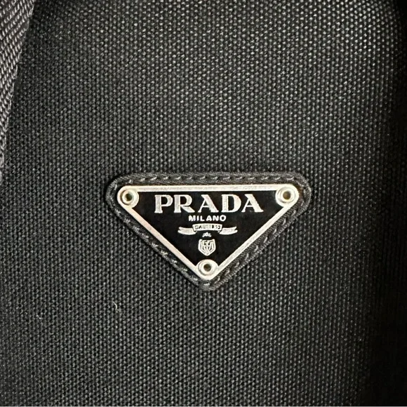 Authentic PRADA Gray Green & Black Nylon Backpack - Picture 13 of 15